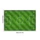 thumbnail image 3 of Alfombra suave de campo de fútbol ZJT250131492 | Alfombra de poliéster verde antideslizante para interior y exterior | Tapete de césped deportivo de 99 x 199 cm para sala de estar, dormitorio, mesa, 3 of 5
