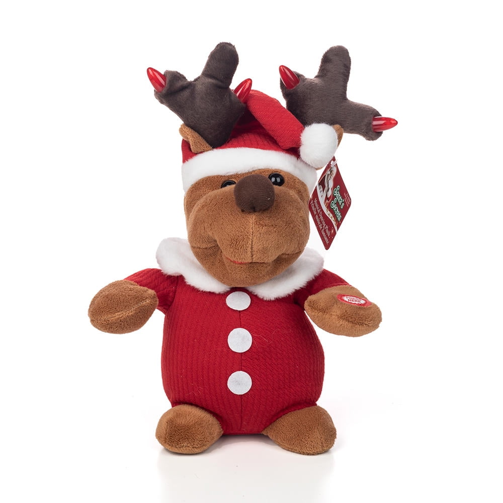 Christmas Animated Moving & Singing Reindeer with Light-Up Antlers, 13 ...