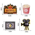 Lights, Camera, Action! 25Piece Hollywood Photo Booth Props Kit Movie