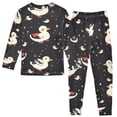 thumbnail image 2 of White Duck Pattern Cotton Pajamas 2 Piece Set Sleepwear Soft and Comfortable Homewear Nightwear, 2 of 7