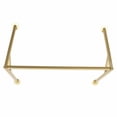 thumbnail image 2 of Gold Clothes Rack Wall Mounted Garment Storage Display Shelf Jackets Coat Hanger, 2 of 11