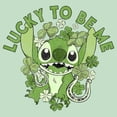 thumbnail image 2 of Girls Lilo & Stitch St. Patrick's Day Stitch Lucky to Be Me T Shirt, 2 of 4
