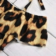 thumbnail image 6 of Jacenvly One Piece Baby Girl Swimsuit Clearance 2024 New Style Toddler Girl One-Piece Swimsuit Halter Fashion Leopard Print Swimsuit 90 Brown, 6 of 9
