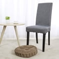thumbnail image 4 of PiccoCasa Home Office Corduroy Round Shaped Sofa Floor Chair Cushion Pad Coffee Color, 4 of 7