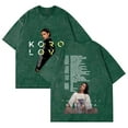 thumbnail image 4 of Korolova Merch Vintage Wash Tee Cosplay Women Men Fashion Short Sleeve Cotton T-Shirts Style2, 4 of 7