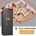 thumbnail image 4 of Extra Large Safe Box, 17.6 Cubic Feet Heavy Duty Big Safe with Security Double Key Lock & Seperate Lock Box, 4 of 7