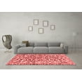thumbnail image 3 of Ahgly Company Indoor Rectangle Abstract Red Modern Area Rugs, 7' x 10', 3 of 4
