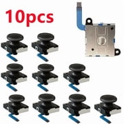 10-Piece Analog Joystick Thumbstick Replacement Set for Nintendo Switch Joy-Con – Left & Right Controller Module