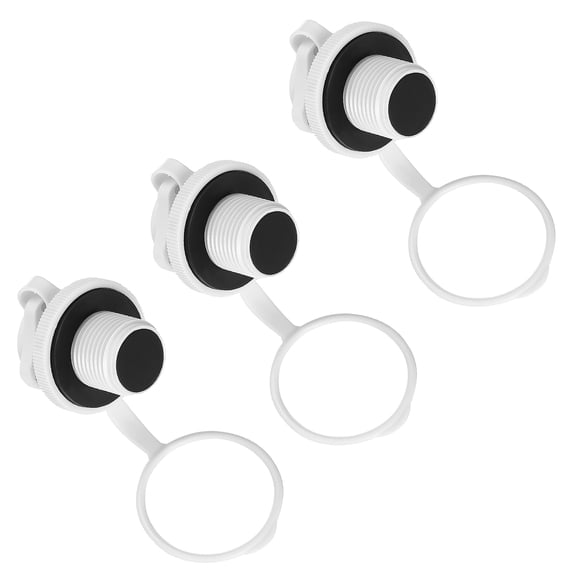 BESTYASH 3Pcs Quick Inflate Deflate Spiral Air Plug Replacement for Inflatable Boats Kayaks