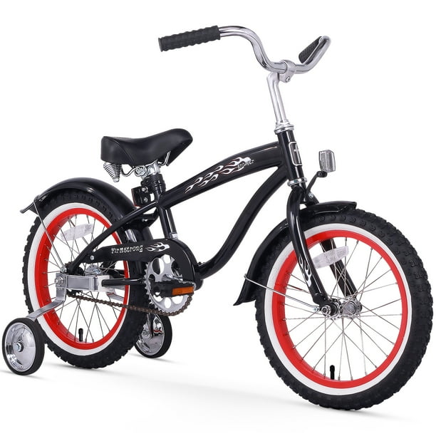 Firmstrong Bruiser , 16", Boy's, Single Speed, Black/Red - Walmart.com
