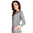 thumbnail image 2 of MeMoi Women's All Day Lounge Lightweight Raglan Pullover - Womens - Female, 2 of 6