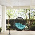 thumbnail image 1 of Modway Chaise Balançoire de Patio Extérieur Sans Support en Gris Turquoise, 1 of 4