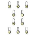 thumbnail image 1 of Sonducket Mini linterna ABS portátil ajustable 3 modos llavero lámpara colgante bolsillo brillo antorcha linterna escalada gris gris 10piezas, 1 of 5