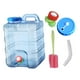 thumbnail image 2 of Contenedor de agua, jarra de agua con espita, portador de agua, cubo de agua para barbacoa de supervivencia Con tapa de manguera, 2 of 9