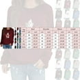 thumbnail image 3 of Women Canadian Maple Leaf Print Round Neck Long Sleeve Casual Hoodie, 3 of 5