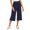 Indigo Sea, variant on Ideology Womens Fitness Running Capri Pants