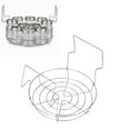 thumbnail image 2 of QIILU Stainless Steel Canning Rack Anti Rust Anti Scalding Foldable Contoured Steel Handles Rack,Canner Rack,Stainless Steel Flat Canning Rack, 2 of 8