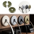thumbnail image 2 of Round Split Wall Hole Cover Plate Self Adhesive Cable Pass Through Decorative Wall Patch for Concealing Wiring Pipes Indoor Home Improvement Supply Gift, 2 of 6