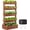 Red, variant on 4 Tier Garden Planters Raised Beds Wooden Vertical Raised Garden Bed for Plants Herbs Flowers Vegetables Outdoor Indoor Gardening