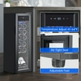 thumbnail image 3 of Wisykoke Mini Wine Fridge 14 Bottle, Wine Cooler Temperature Adjustment Range 41~64°F, Wine Fridge Small with Triple Pane Clear Glass Door, Wine Coolers for Home, 3 of 8
