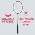 thumbnail image 4 of YONEX Graphite Badminton Racquet Astrox Lite 21i Black, 4 of 7
