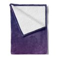 thumbnail image 2 of Cityscape Soft Flannel Fleece Throw Blanket, Old City Illustration Houses Buildings Full Moon Starry Night Sky Silhouette, Cozy Plush for Indoor and Outdoor Use, 50" x 60", Purple Navy, by Ambesonne, 2 of 5