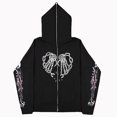 thumbnail image 1 of 2023 Sudaderas con corazones rojos oscuros europeas y americanas para hombres y mujeres, sudaderas con capucha, parejas góticas, sudaderas con cremallera de gran tamaño Harajuku, 1 of 5