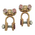 thumbnail image 2 of 2 piezas de abrazaderas de conector de terminales de batería universales de repuesto para camión, motocicleta, coche, , barco Baoblaze Conector de terminales, 2 of 8