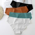 thumbnail image 2 of TrowBridge-bragas de satén de seda sin costuras para mujer, ropa interior femenina, lencería acogedora, calzoncillos deportivos transpirables, gran oferta, talla grande, 2 of 4