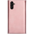 thumbnail image 5 of Crossbody Wallet Case for Samsung Galaxy S23 FE 5G for Women, Zipper Purse Handbag Neck Strap Lanyard Cover with 9 Card Holder Case for Samsung Galaxy S23 FE 5G XK Rose Gold, 5 of 9
