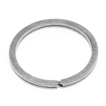 - Nunn Design Antiqued Silver Plated Key Ring 1 1/4 Inch (1)