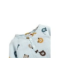 thumbnail image 3 of Biekopu Baby Cartoon Printed Jumpsuit, Long Sleeve Buttoned Long Pants, 3 of 9
