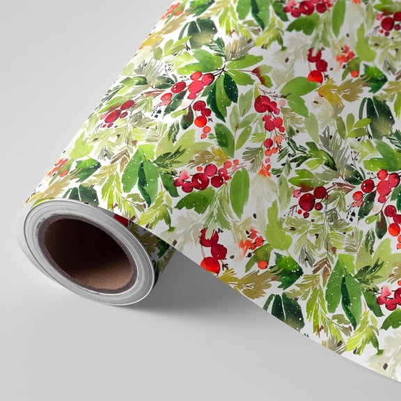 Gift Wrapping Paper Roll 58" x 23", Printed Gift Wrap, Easy Cut & Fold, Durable Paper for Birthday, Holiday, Party and DIY Crafts,1 Roll