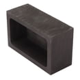 thumbnail image 4 of Molde de lingote de grafito, molde de crisol de grafito rectangular de alta estabilidad térmica de 101ml para latón dorado, plateado y cobre, 4 of 14