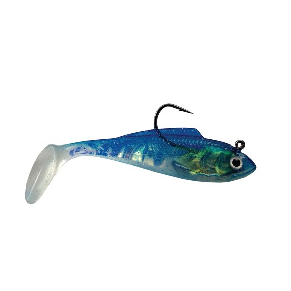 Luck E Strike 5/8 oz Mirror Image Shad Swimbaits Fishing Lures, 2 Pack