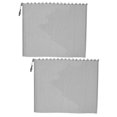 thumbnail image 4 of Minkissy 2 Pcs Panneaux d'Écran de Cheminée pour Zone de Cheminée Émail Noir Inhibiteur de Rouille, 4 of 8