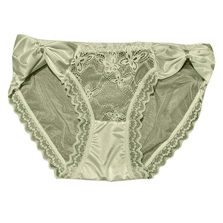 yillto Womens Lace Briefs High Waist Comfy Breathable Soft Underwear Panties Ladies Underpants Panty