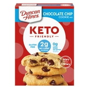 Duncan Hines Keto Friendly Chocolate Chip Cookie Mix, Gluten Free, Thanksgiving Cookies, 8.8 oz.