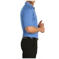 thumbnail image 3 of Yellow Rooster Mens Short Sleeve Dry Zone Ottoman Polo Blue Lake 2XL, 3 of 4