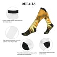 thumbnail image 5 of Pofeuu Golden Sunflower In Field Print Compression Socks for Women & Men Circulation - Best Support for Nurses,Running,Athletic,Sports, 5 of 7