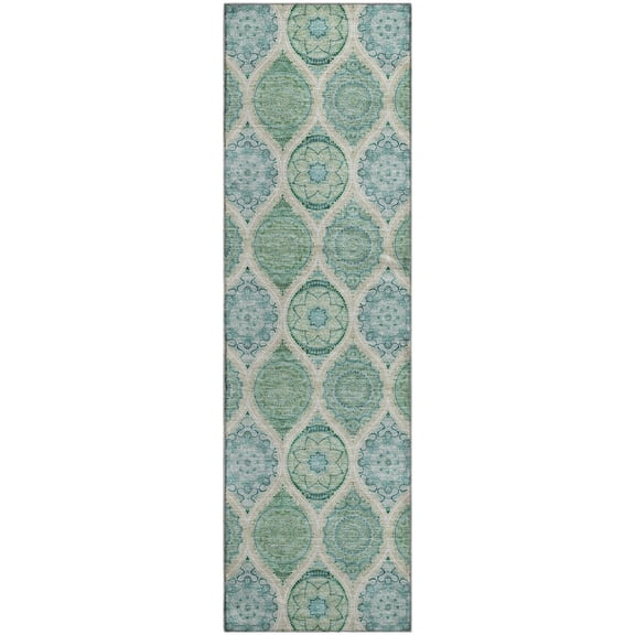 Dalyn Rugs Premium Machine Washable Mayfield AMF976 Sage 2'3" x 7'6" Runner Rug