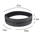 thumbnail image 2 of Cinturón para correr, bolsillo para maratón, ciclismo, fitness, trotar, entrenamiento, deportes, viajes, ejercicio, negro y gris, 2 of 5