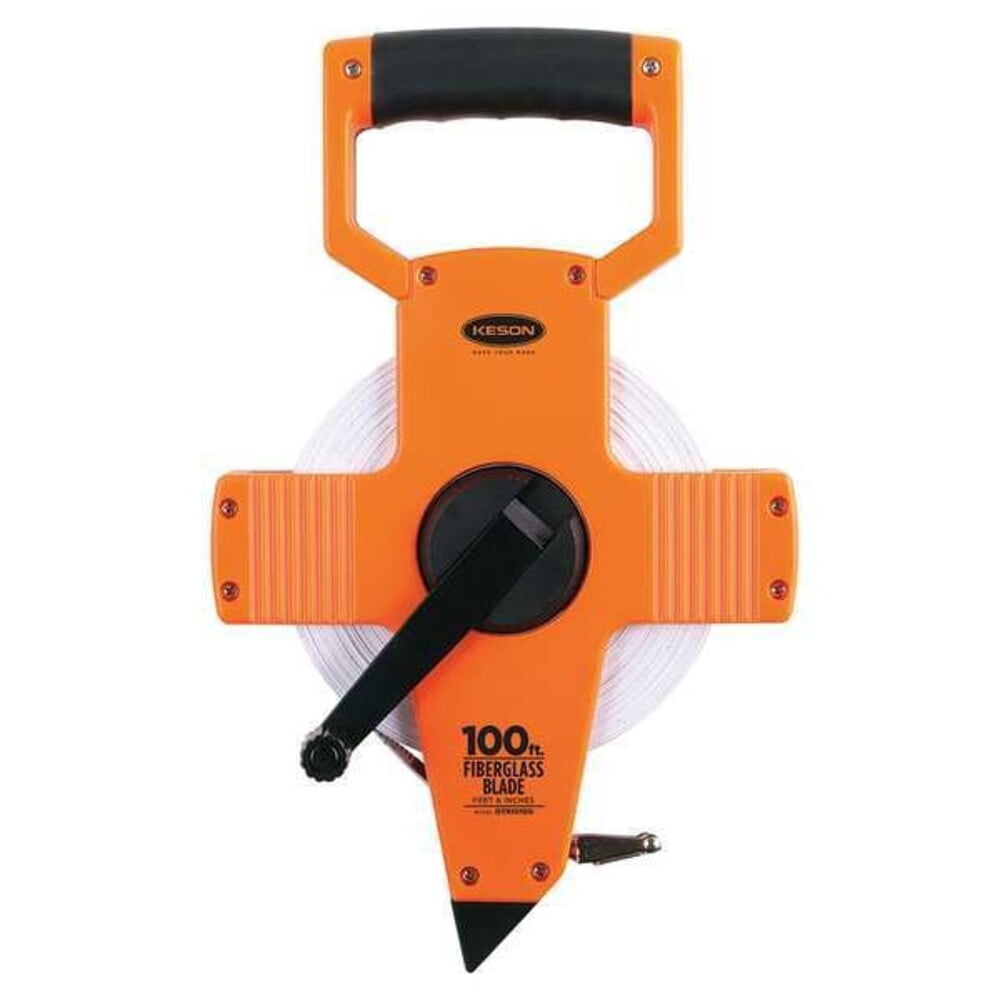 Keson 100 ft Engineer's Tape Measure, 1/2 in Blade OTR-10-100