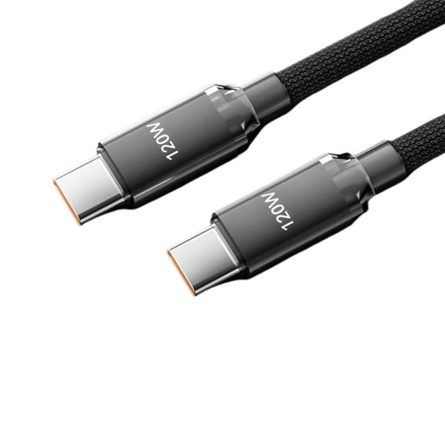 BQLQBQLQ 120W USB C to Type C Charger Cable Fast Charge Charging Laptop Data Cord y