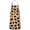 Brown and Black, variant on Blue Leopard Print Apron-Garden Aprons for Women with Pockets-Cotton Linen Waterproof Kitchen Cooking Gardening Aprons Adjustable for Kitchen,Cooking,BBQ and Salon 33x27 Inch
