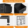 thumbnail image 6 of Dresser for Bedroom with 12 Drawer,Clothes Dresser with Side Pockets and Hooks,Chest of Drawers,Tall Closet Dresser for Closet, Living Room, Hallway, 6 of 8