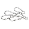 thumbnail image 1 of BOROCO Clip Mousqueton 50mm Acier Inoxydable Ressort Mousqueton pour Hamac Chien Laisse 5 Pcs, 1 of 5