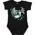 thumbnail image 3 of Inktastic Cute Axolotl swimming with bubbles Boys or Girls Baby Bodysuit, 3 of 5