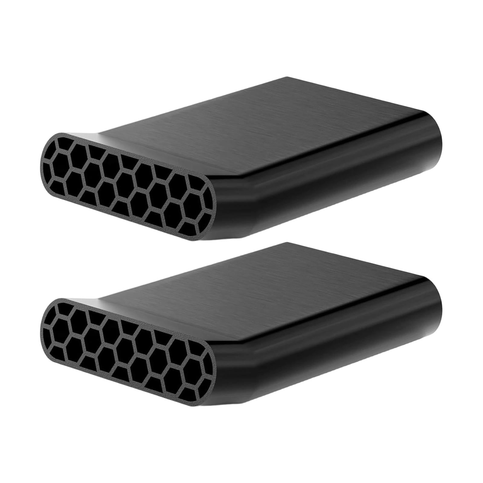 funtasica 2 Pieces Rear Floor Vent Extenders for Ford F150 2015-2024 Accessory