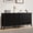 Black, variant on May in Color White Fluted 6 Drawer Dresser for Bedroom, Modern Storage Cabinet for Bedroom, Hallway, Living Room, Entryway
